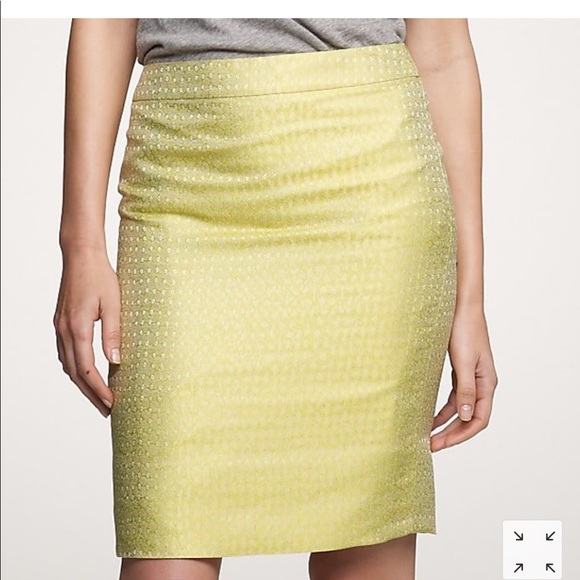 J. Crew Dresses & Skirts - J. Crew pencil skirt, Gilded Jaquard collection